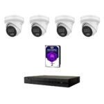 Dahua 4 Camera Setup (4 Mega Pixel) 4 Channel NVR