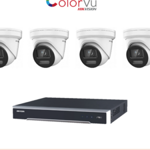 Hikvision 4 Cv Camera Setup (8 Mega Pixel) 4 Channel NVR
