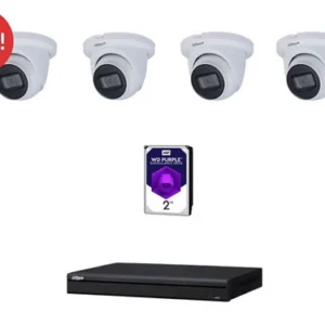 Dahua 4 Cv Camera 4K Setup (8 Mega Pixel) 4 Channel NVR