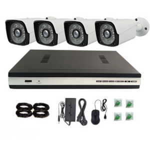 Local brand 4 Camera Setup (2 Mega Pixel) 4 Channel NVR